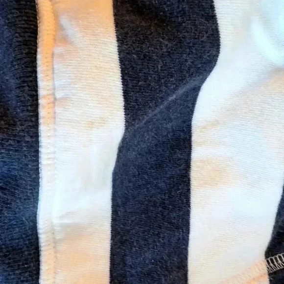 Women's H&M Blue and White Striped Sweatshirt SZ M Cotton - Picture 5 of 8